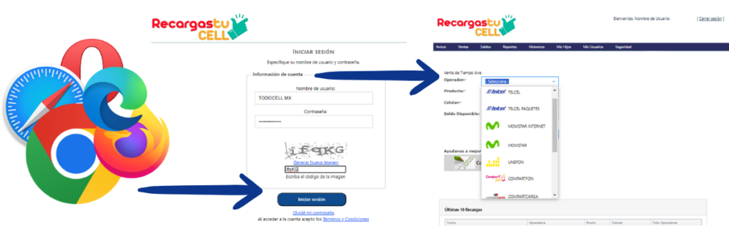 Vender tiempo aire con RecargasTucell desde mi computadora o laptop